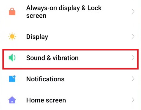 Sound and vibration xiaomi phones