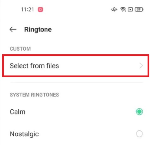 List ringtones on Oppo Phone and custom ringtone