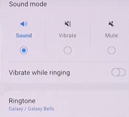 setting ringtone on samsung galaxy s22